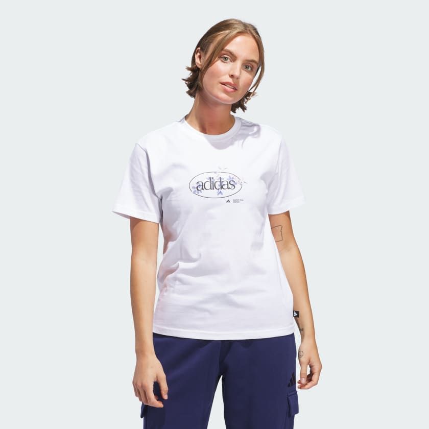  Áo T-shirt adidas Elements Radiate Floral Nữ - JI9432 