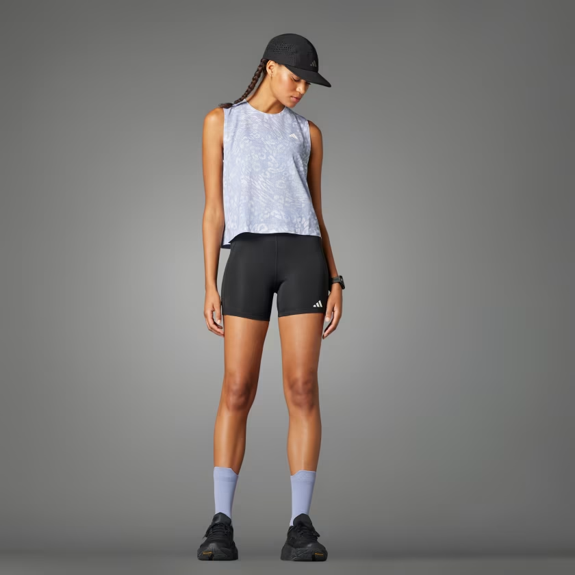  Áo Tank Top chạy bộ adidas Own the Run CLIMACOOL 3 Sọc Nữ - JD7763 