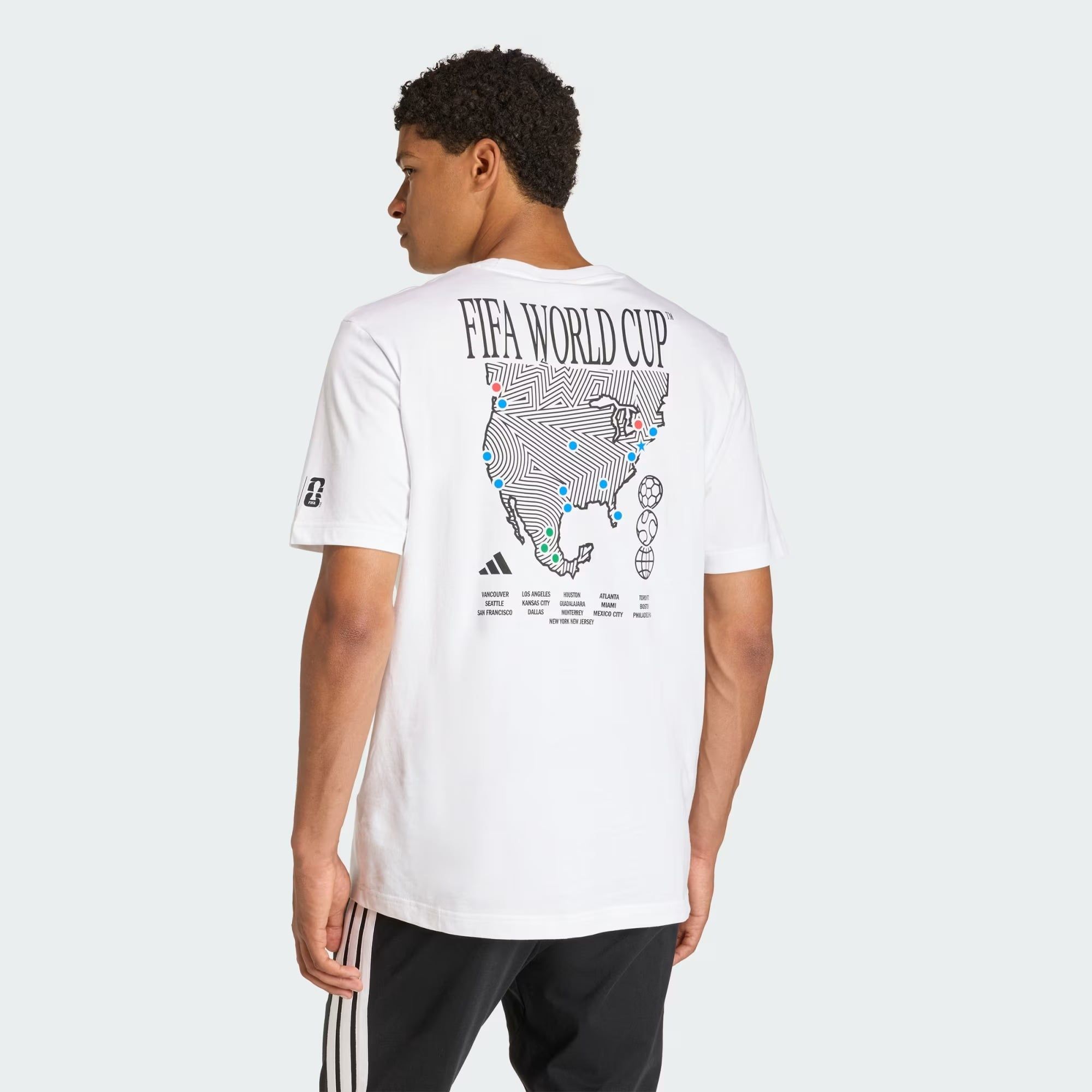  Áo T-shirt adidas FIFA World Cup 26 Map Nam - KB2530 