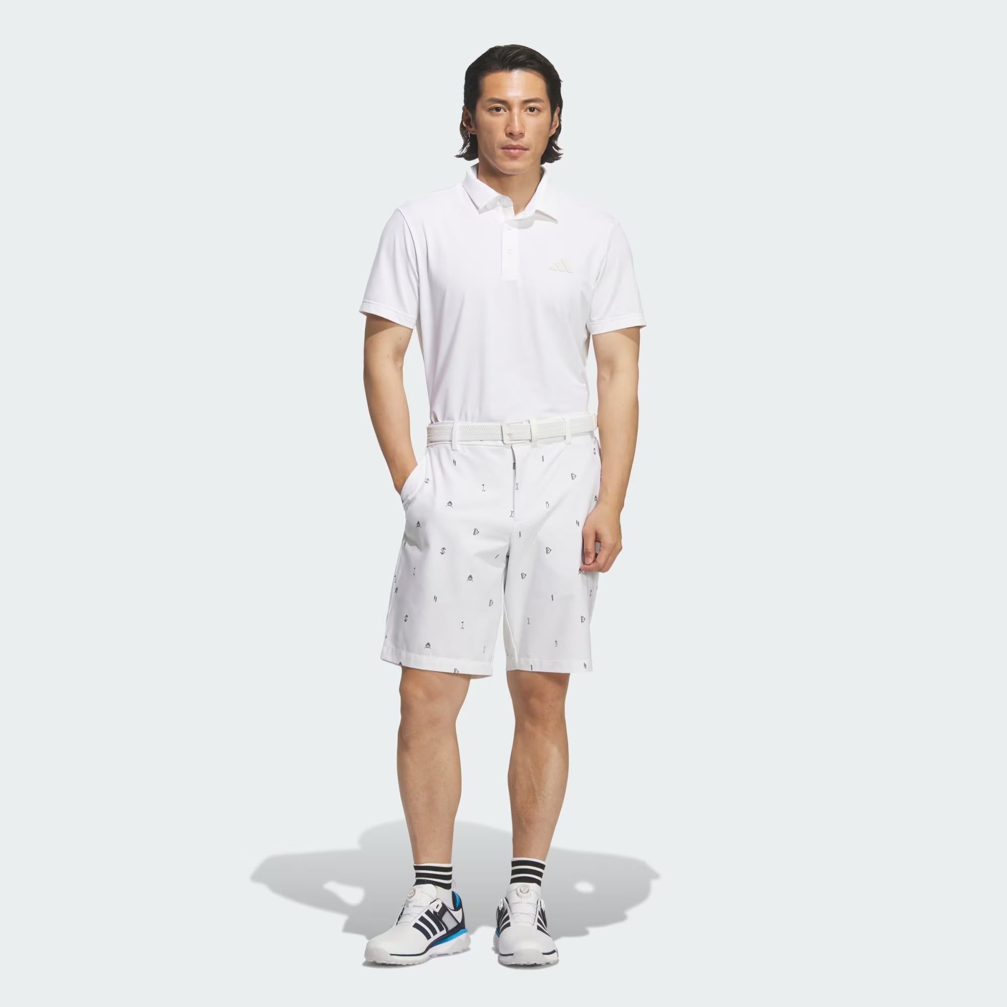  Áo Polo golf adidas Back Print Nam - JY8228 
