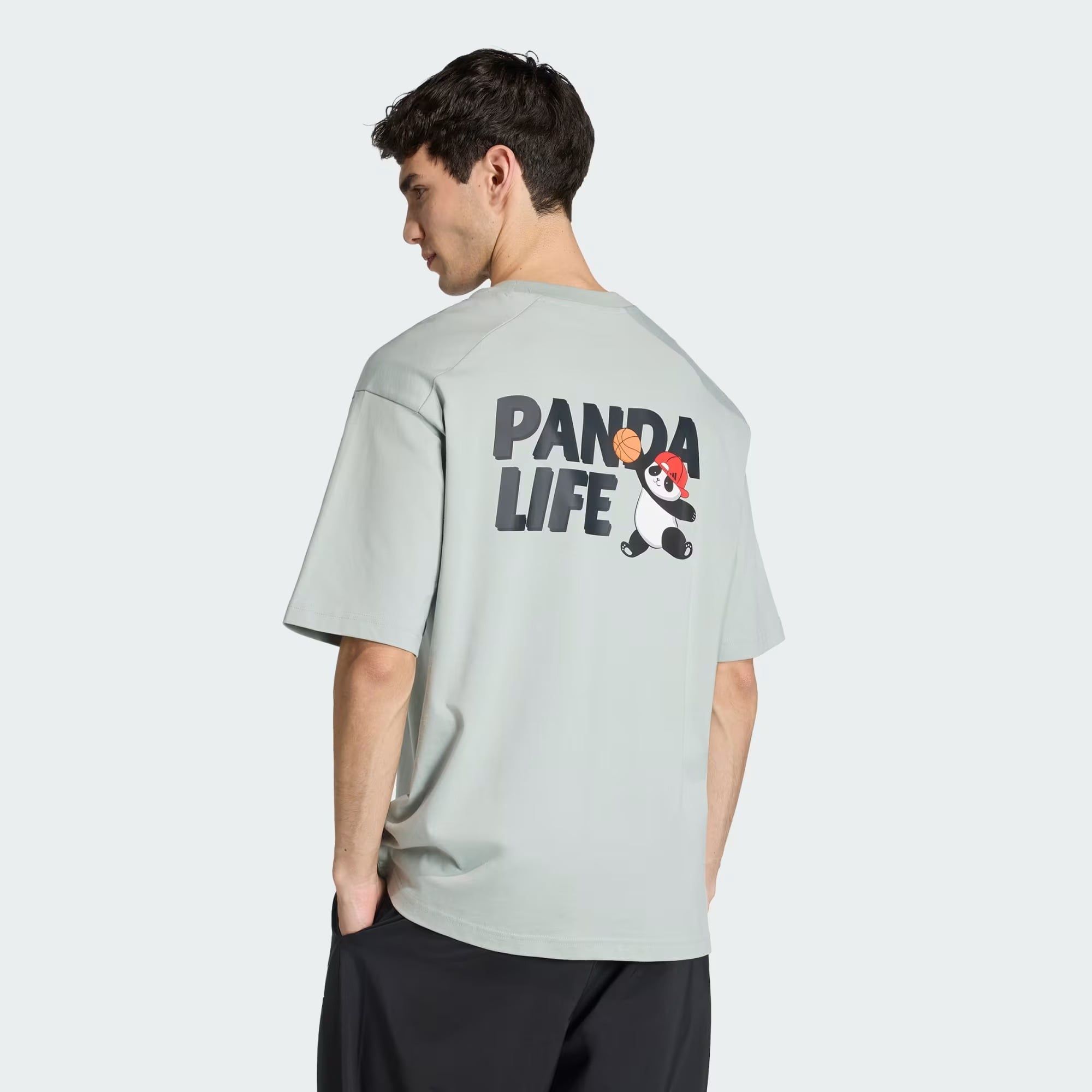  Áo T-shirt adidas Panda Chill Hoop Nam - KB4851 