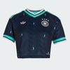  Áo crop top bóng đá adidas Sân khách Đức 26 Nữ - KE8080 