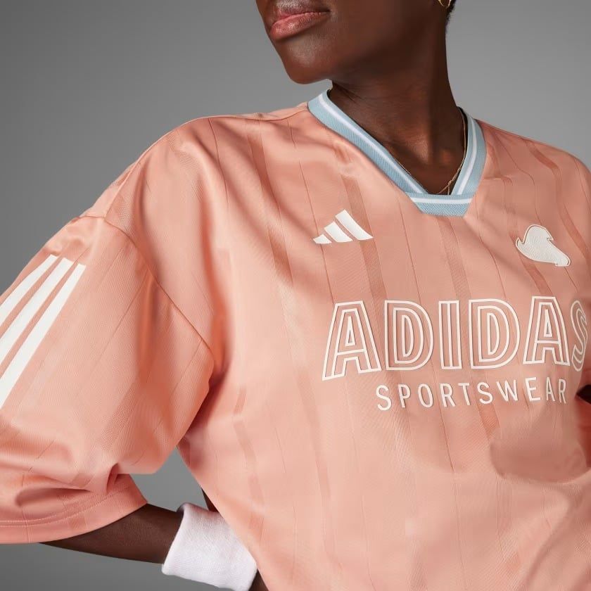  Áo jersey adidas Tiro Oversize 3 sọc Nữ - JG4095 