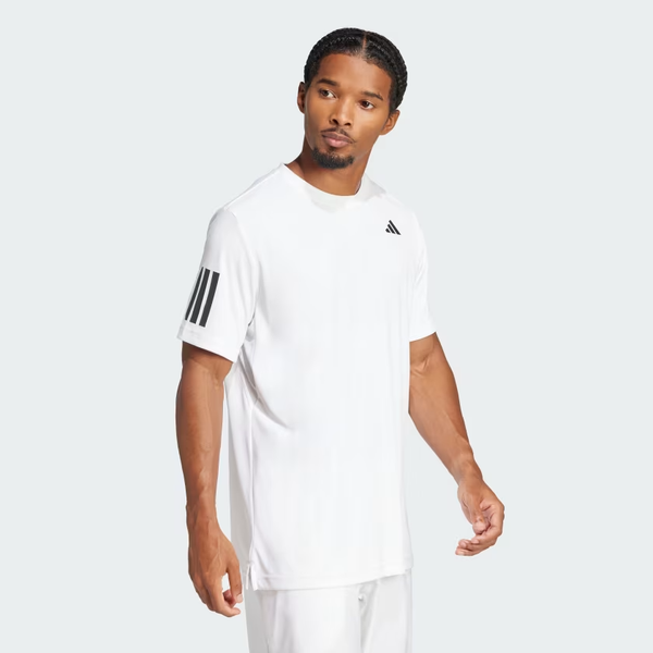  Áo T-shirt tennis/pickleball adidas Club Climacool 3 sọc Nam - JE0413 