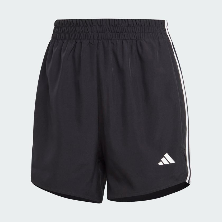  Quần short tập luyện adidas 3 sọc cạp cao Nữ - JF4359 