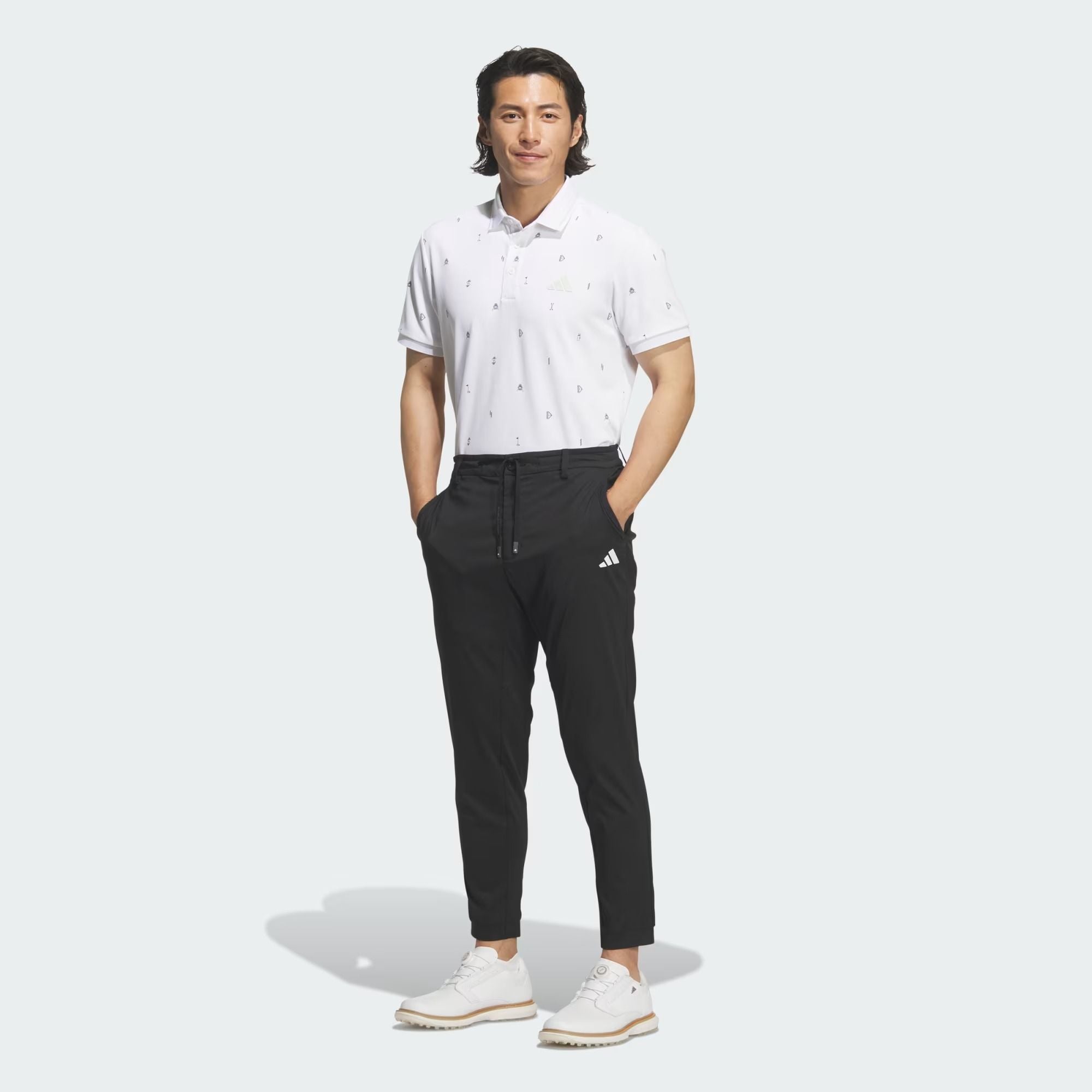  Áo Polo golf adidas Monogram Polo Nam - JY8222 