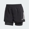  Quần short chạy bộ adidas Own the Run Climacool 2 trong 1 Nữ - JM7644 
