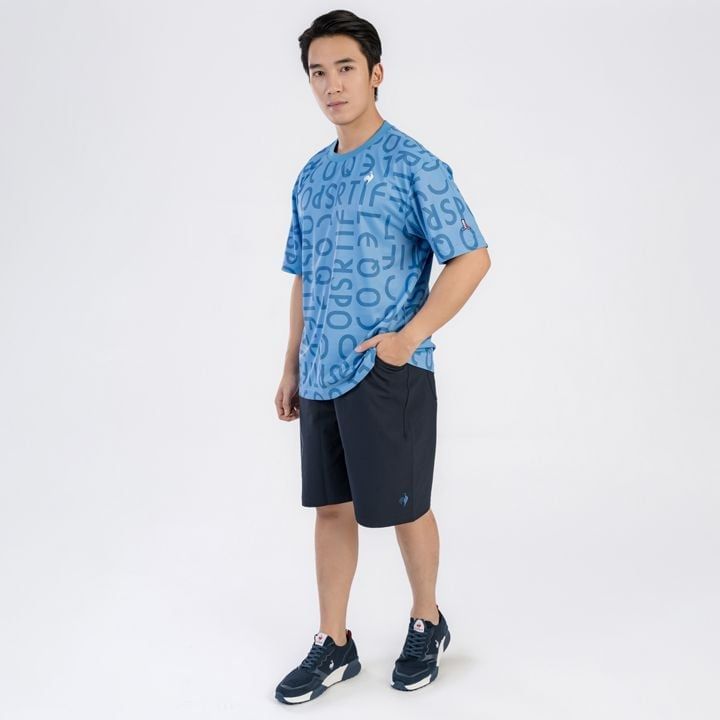  Áo T-shirt le coq sportif Nam QMMXJA02V-BL 