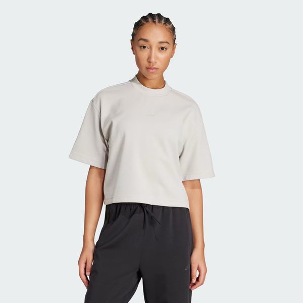  Áo T-shirt tập luyện adidas Waffle Yoga Motion Nữ - JM4476 