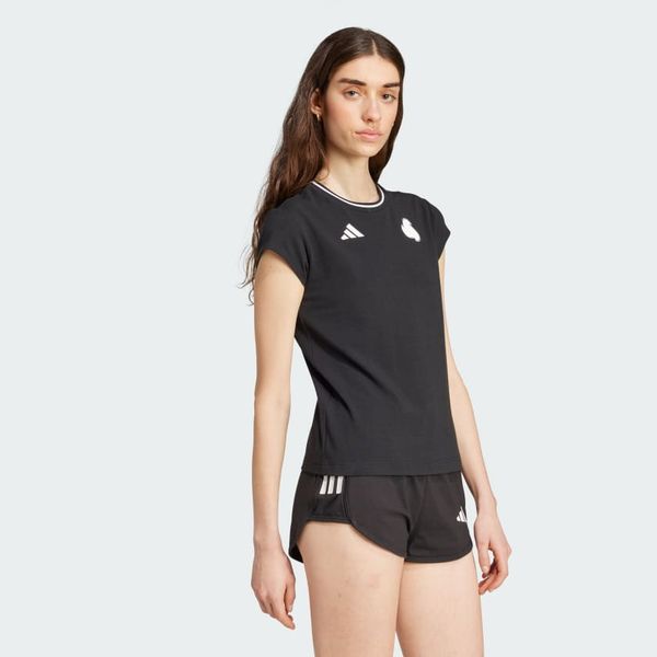  Áo Baby Tee adidas Tiro 3 sọc Nữ - JG4107 