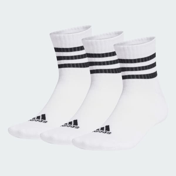  Tất lửng thể thao adidas Lót Đệm 3 Sọc Unisex - HT3456 