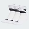  Tất lửng thể thao adidas Lót Đệm 3 Sọc Unisex - HT3456 