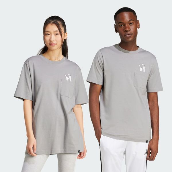  Áo T-shirt adidas Lounge Slides có túi Nam - JC5284 