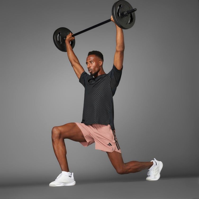  Quần short tập luyện adidas Power 3 sọc Nam - JI8207 