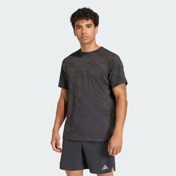 Áo T-shirt tập luyện adidas D4T PrimeLift AOP Nam - KF3097 