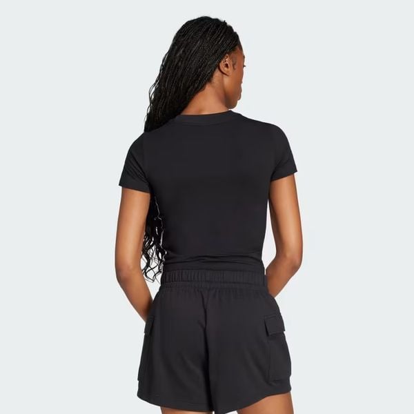  Áo Baby Tee adidas Essentials Slim 3 sọc Nữ - JC8325 
