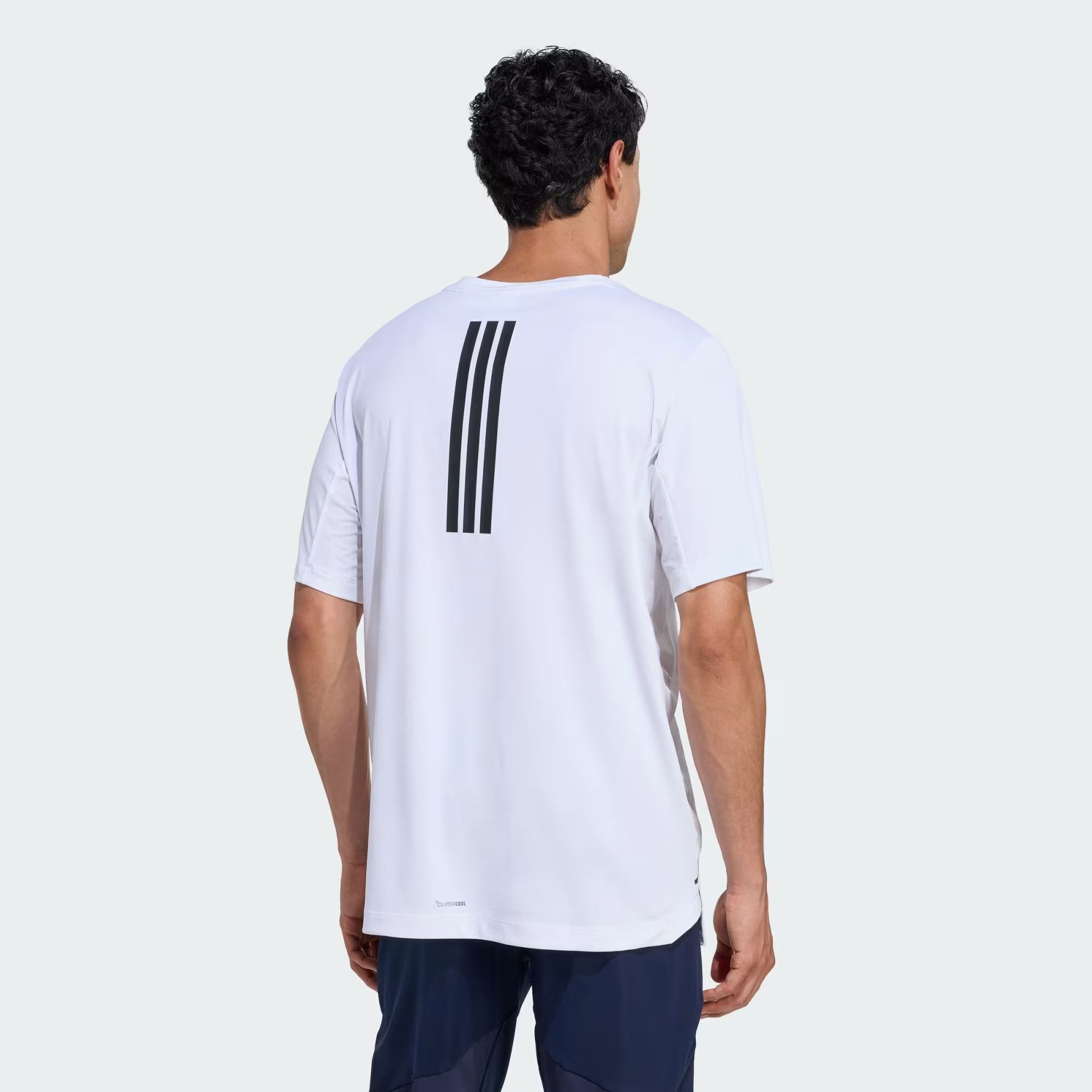  Áo T-shirt tập luyện adidas D4T PrimeLift 3 sọc Nam - KE9941 