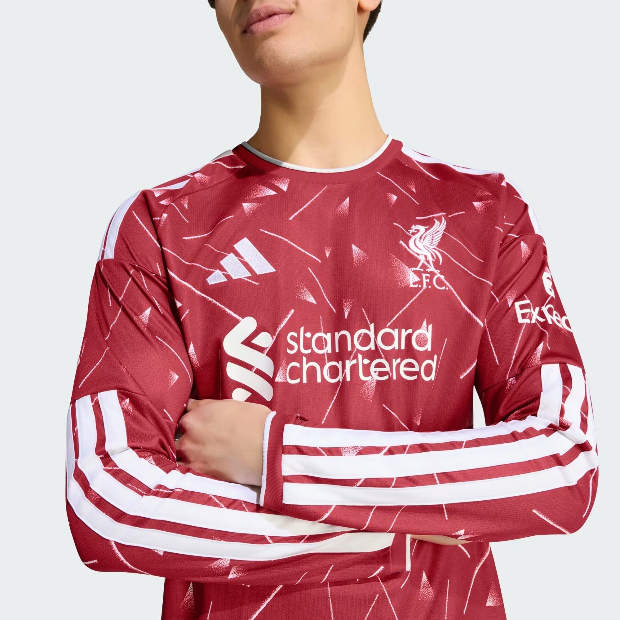  Áo dài tay adidas Sân nhà Liverpool FC 26/27 Nam - KB8268 