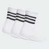  Tất lửng thể thao adidas Lót Đệm 3 Sọc Unisex - HT3456 