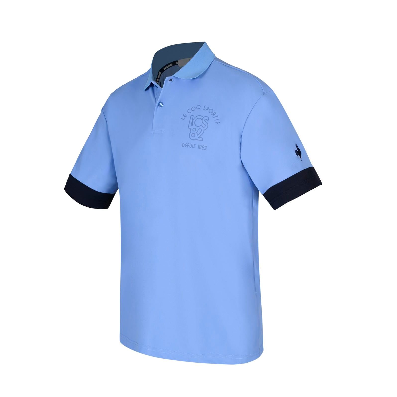  Áo Polo le coq sportif Nam QMMXJA40V-BL 