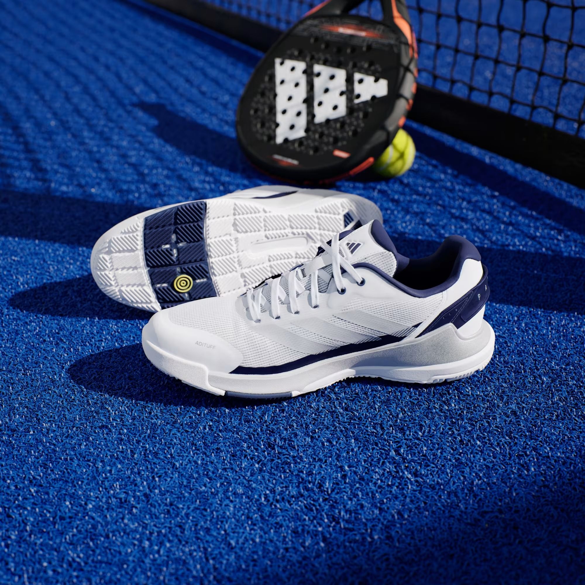  Giày padel/pickleball adidas Crazyquick Nam - JR2127 