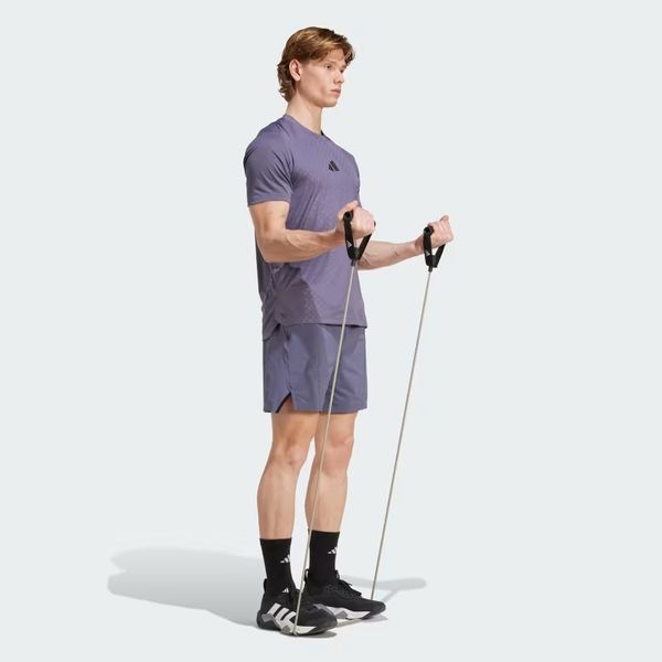  Áo T-shirt tập luyện adidas Primelift 3 sọc Nam - JV9714 