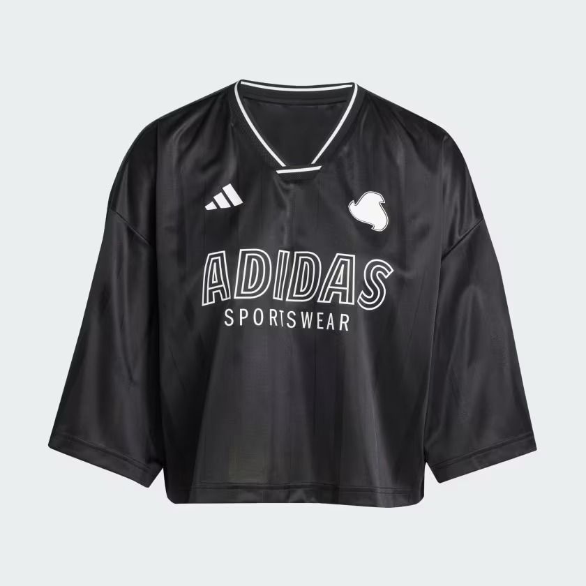  Áo T-shirt adidas Tiro Oversize 3 sọc Nữ - JG4097 