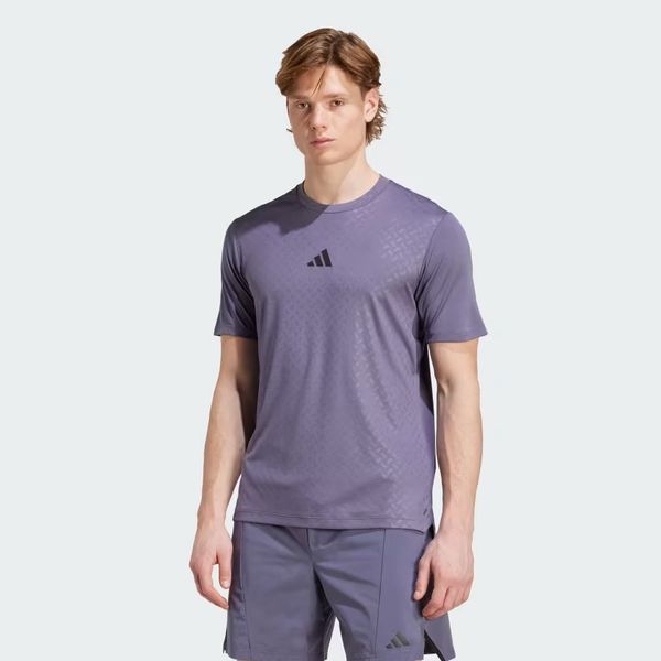  Áo T-shirt tập luyện adidas Primelift 3 sọc Nam - JV9714 
