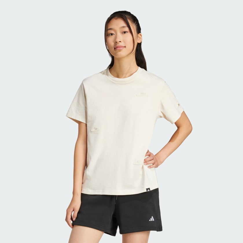  Áo T-shirt adidas Graphic Lounge Slide Nữ - JJ4094 