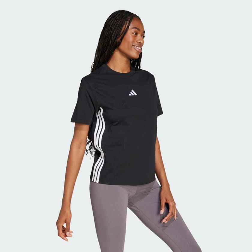  Áo T-shirt adidas Essentials 3 sọc Nữ - JD0846 