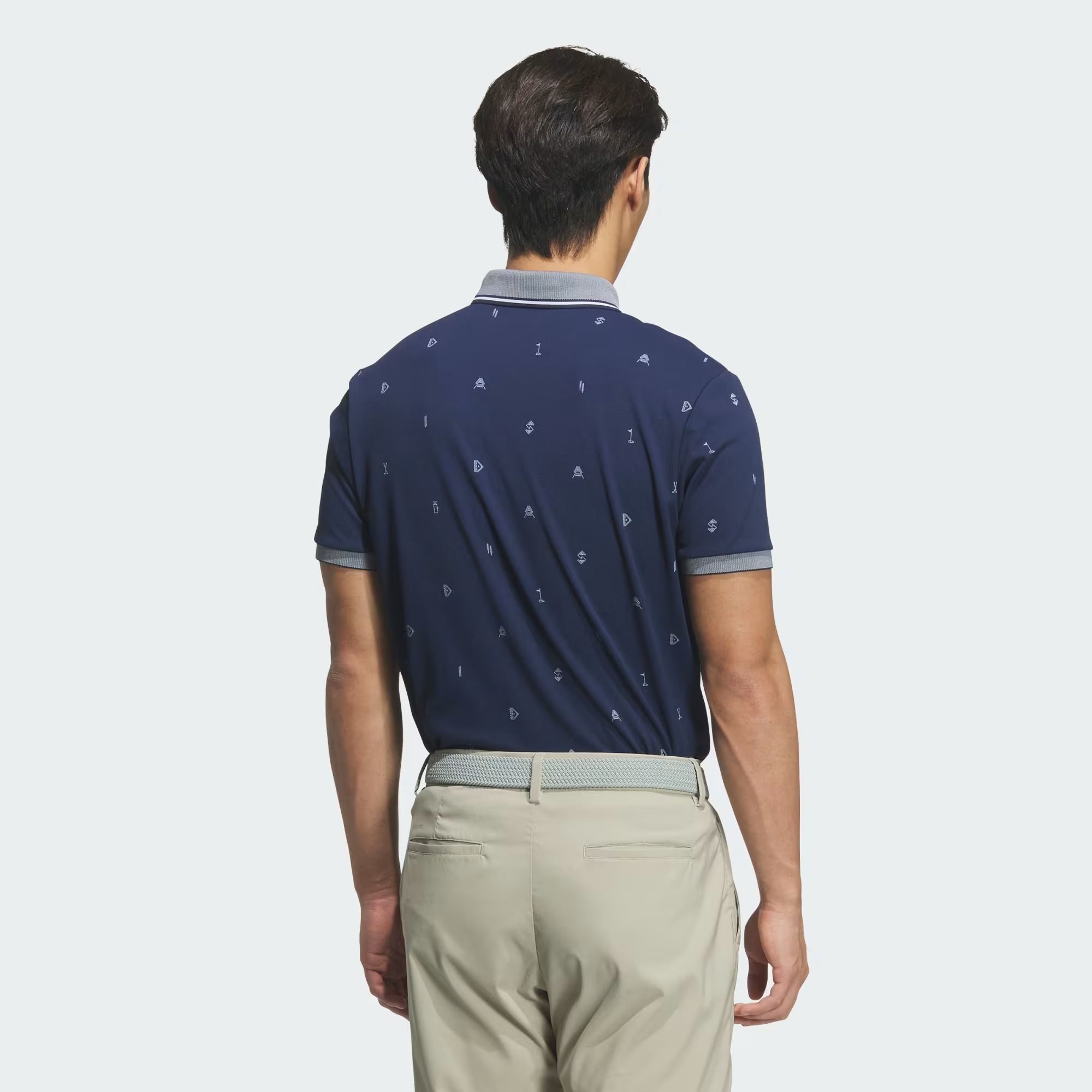  Áo Polo golf adidas Monogram Nam - JZ4364 