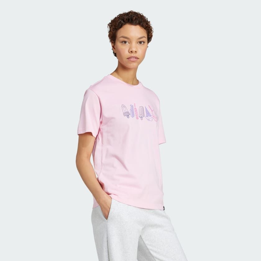 Áo T-shirt adidas Lounge Food Nữ - JN8272 