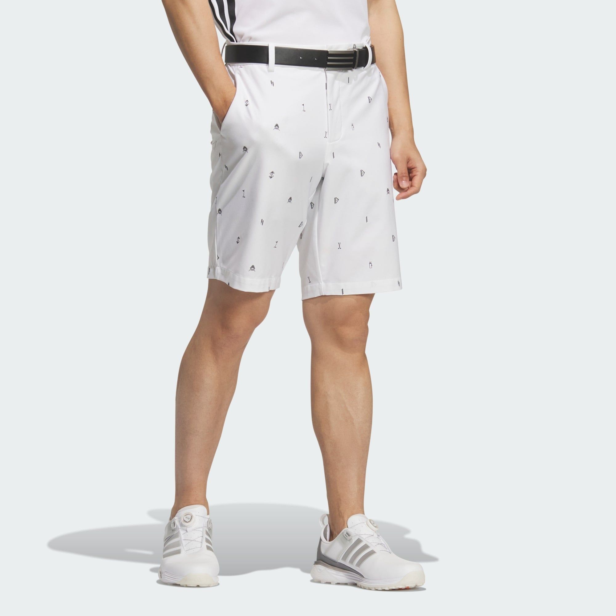 Quần short golf adidas Monogrum Nam - JY8270 