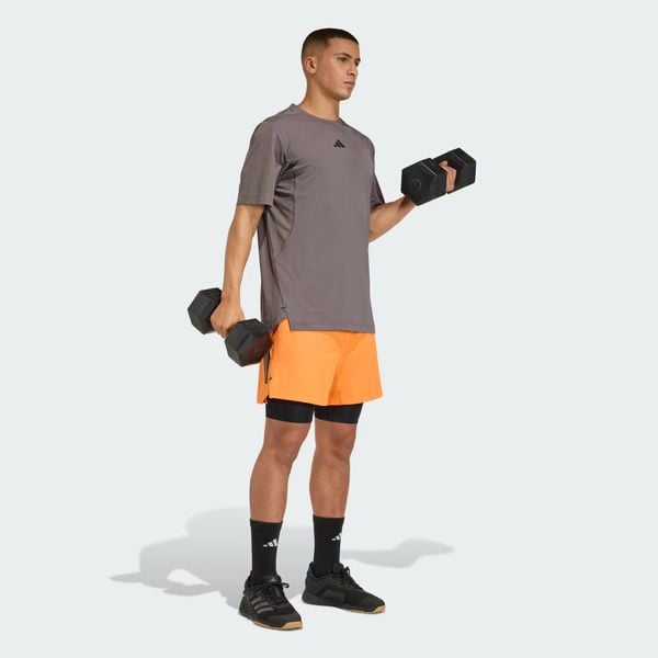  Áo T-shirt tập luyện adidas D4T Primelift 3 sọc Nam - KE9936 