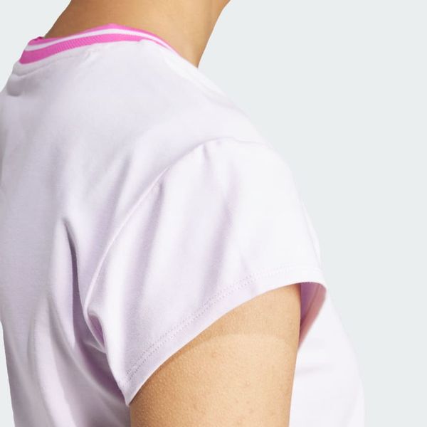  Áo Baby Tee adidas Tiro 3 sọc Nữ - JC8208 
