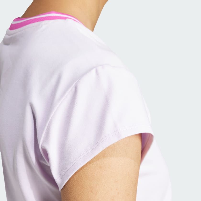  Áo Baby Tee adidas Tiro 3 sọc Nữ - JC8208 