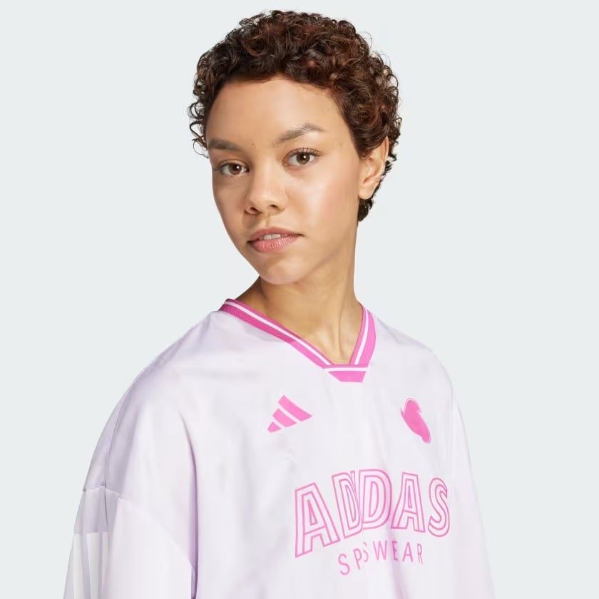  Áo jersey adidas Tiro Oversize 3 sọc Nữ - JC8209 