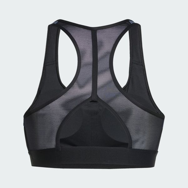  Áo bra tập luyện adidas Medium Support Powerimpact 3 sọc Nữ - JH1458 