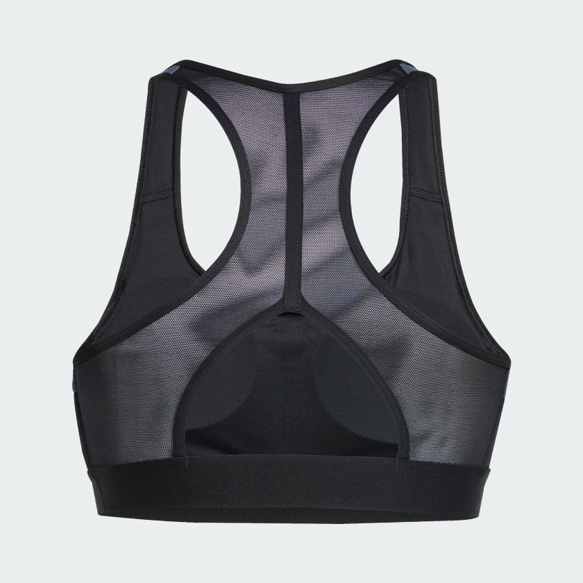  Áo bra tập luyện adidas Medium Support Powerimpact 3 sọc Nữ - JH1458 