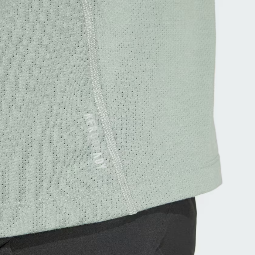  Áo T-shirt chạy bộ adidas Own the Run 3 sọc Nam - JD2314 