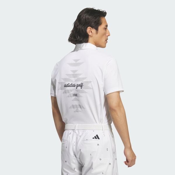  Áo Polo golf adidas Back Print Nam - JY8228 