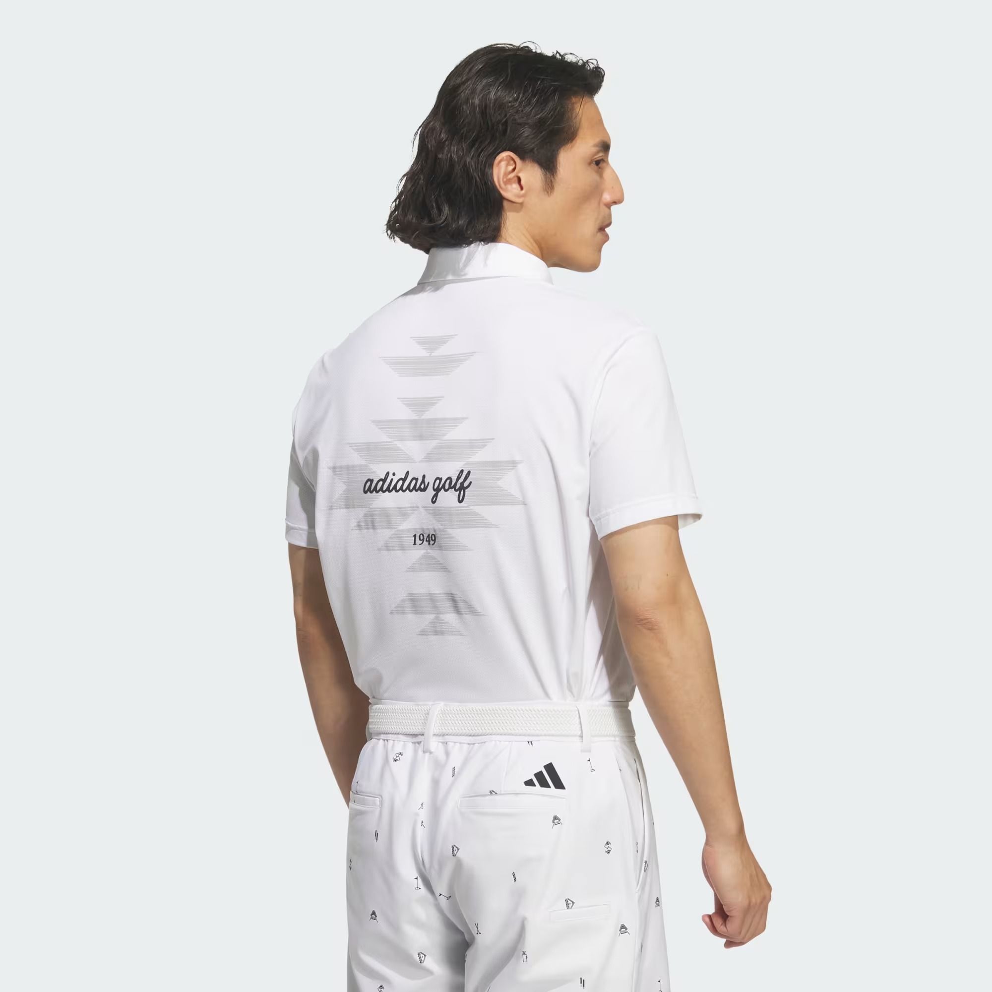  Áo Polo golf adidas Back Print Nam - JY8228 