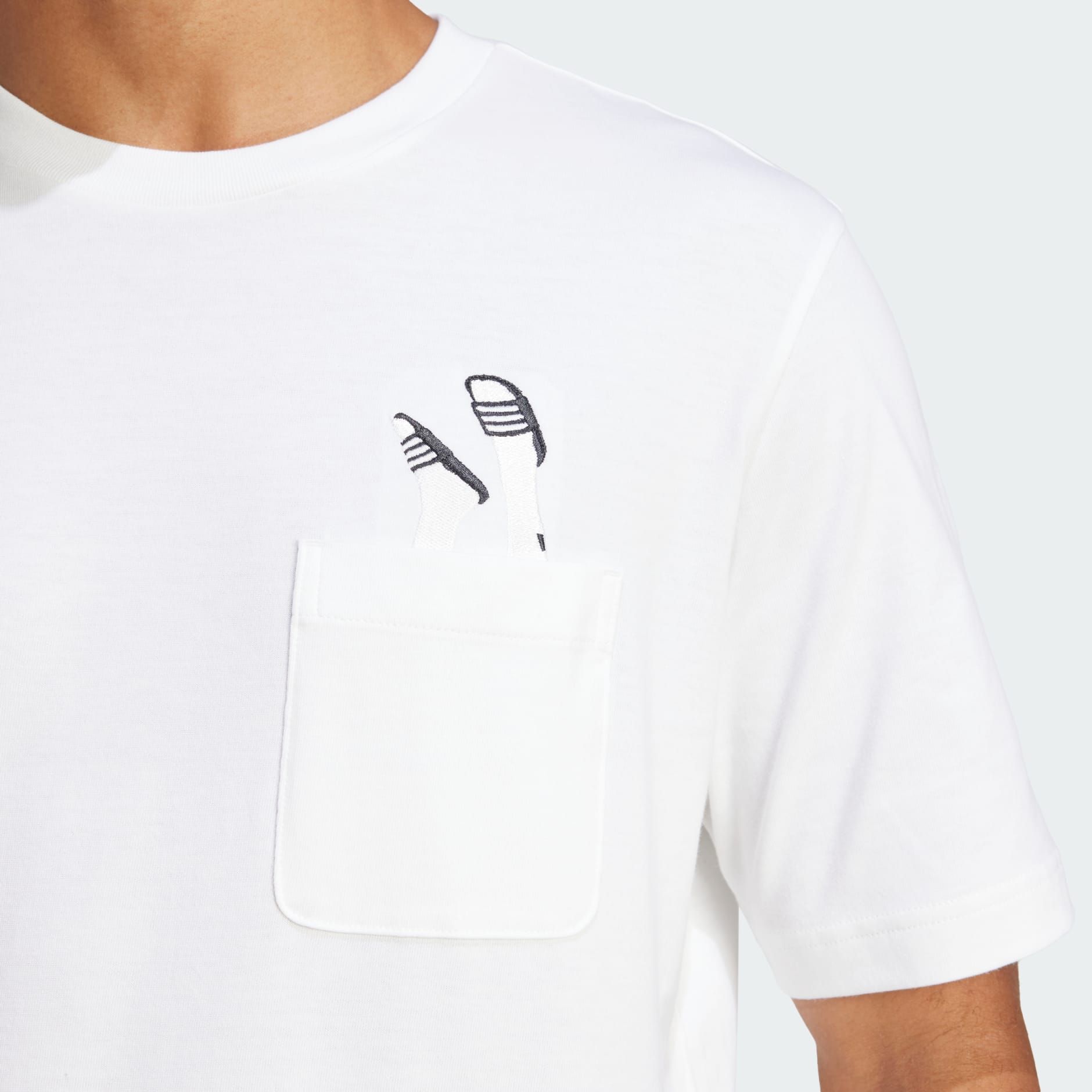  Áo T-shirt adidas Lounge Slides có túi Nam - JC5282 