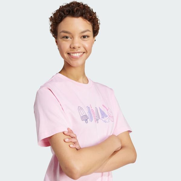  Áo T-shirt adidas Lounge Food Nữ - JN8272 