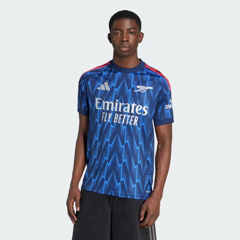  Áo jersey bóng đá adidas Sân khách Arsenal 25/26 Nam - JI9511 