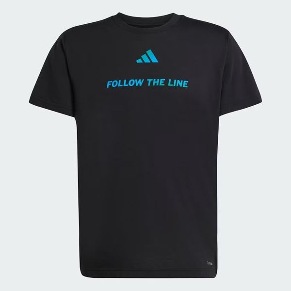  Áo T-shirt chạy bộ adidas Follow The Line Unitefit Unisex - JX3181 