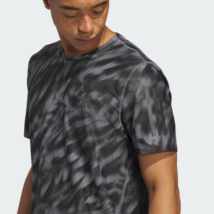  Áo T-shirt chạy bộ adidas Own the Run Allover Nam - JZ5476 