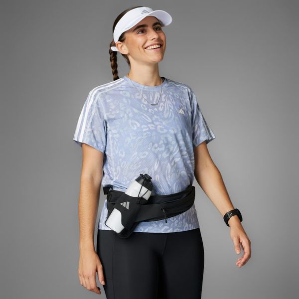  Áo T-shirt adidas CLIMACOOL Own the Run 3 sọc Nữ - JD7758 