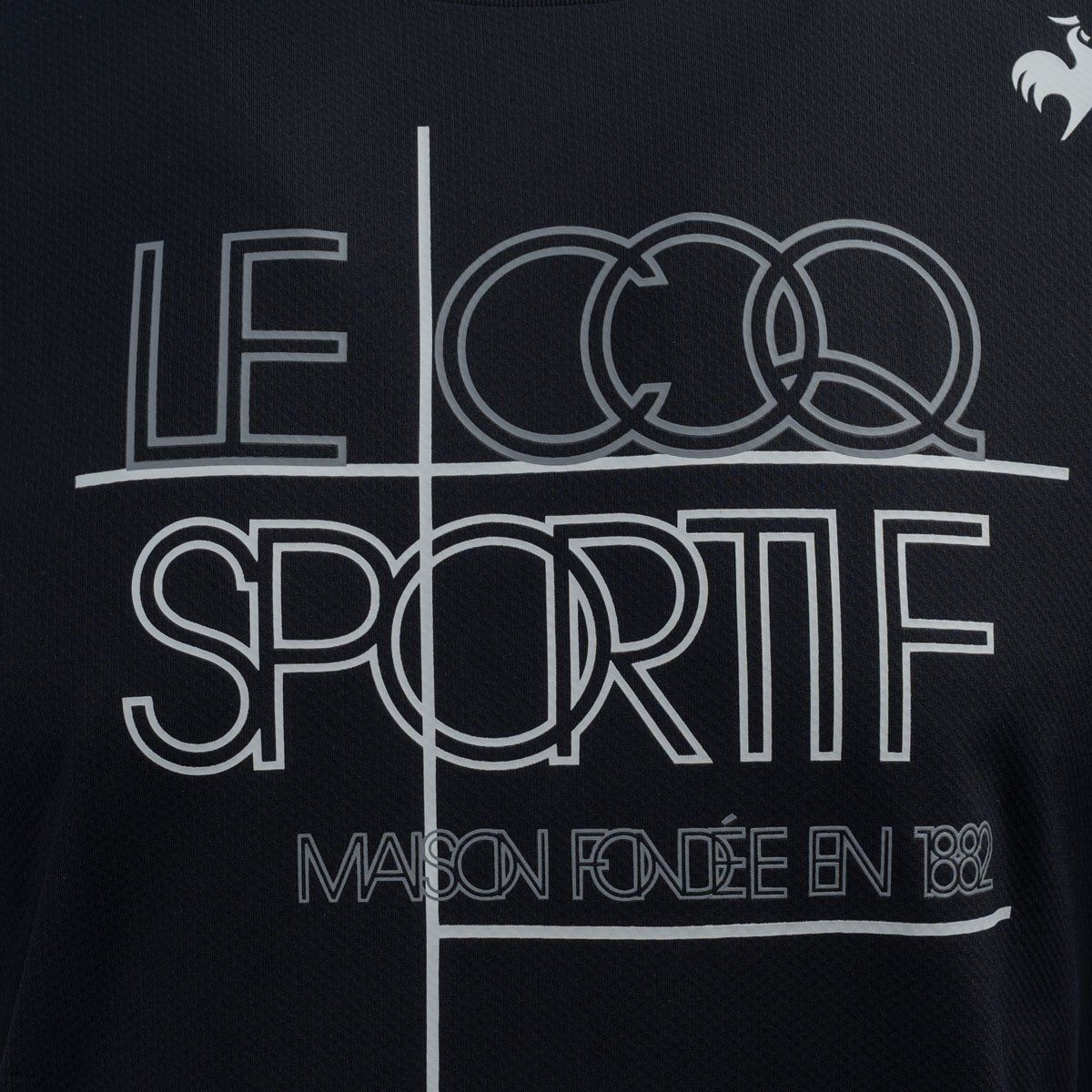  Áo T-shirt le coq sportif Nam LT5SHT03MV-BK00 