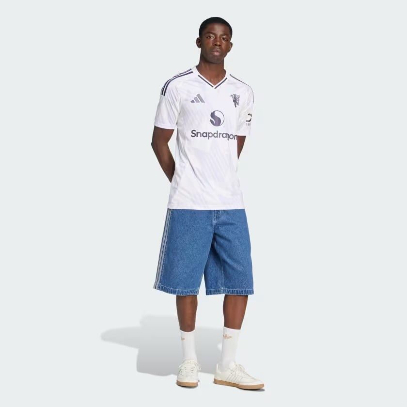  Áo jersey bóng đá adidas sân khách Manchester United 25/26 Nam - JI7423 